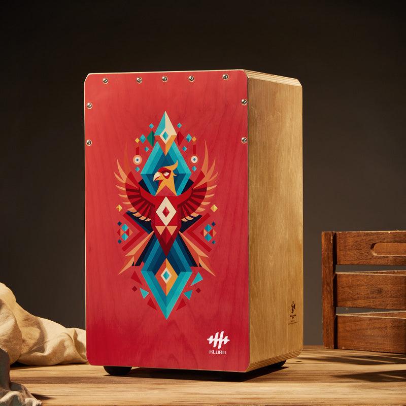Coffret Cajon chinois Hluru 42CN Hibiscus Rosa Teenager Series - Vermilion Bird
