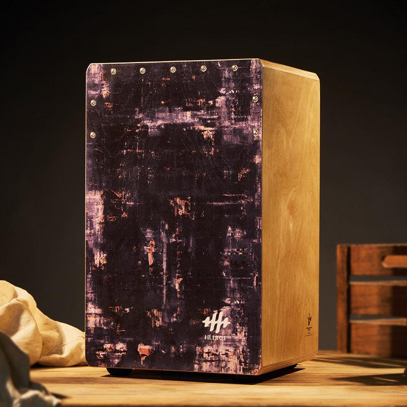 Hluru ChineseAsh Cajón 48CN インク染め - 朱色の鳥