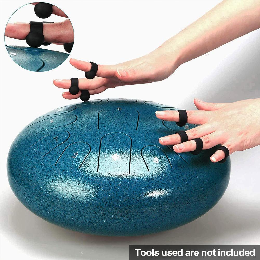 4PCS Steel Tongue Drum Finger Cots Set Finger Sleeve Anti-slip Finger Cover - HLURU.SHOP
