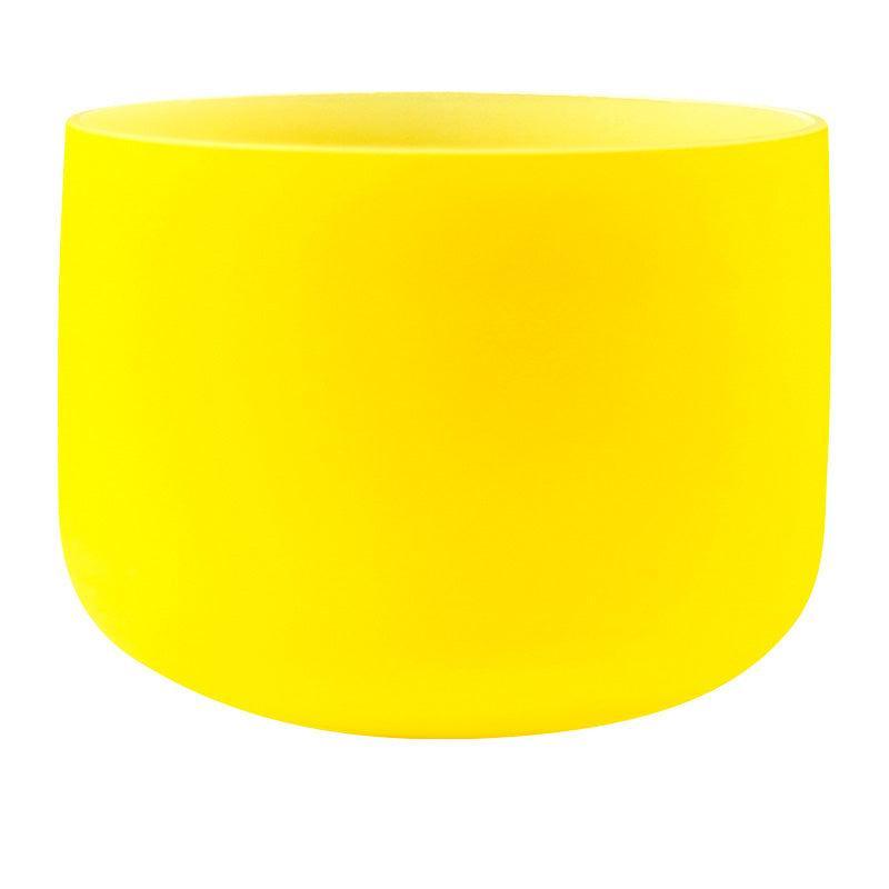 MiSoundofNature Juego completo de cuencos tibetanos de cristal esmerilado de colores, juego completo de cuencos de baño con sonido de 7 chakras, 430Hz/440Hz