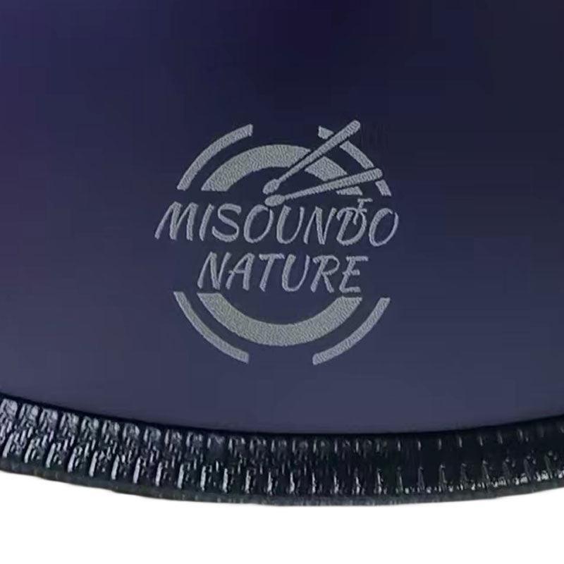 MiSoundofNature DC Handpan Drum 22 Pulgadas 10 Notas D Menor Kurd Hang Instrumento