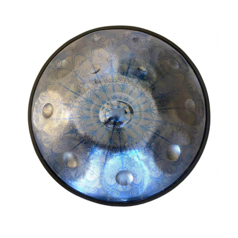 MiSoundofNature personnalisé fait main en c majeur en acier inoxydable de 22 pouces handpan drum
