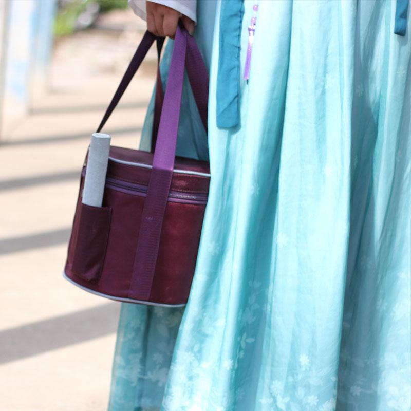 Bolsa de transporte para cuencos tibetanos de cristal esmerilado, bolsa de protección anticolisión