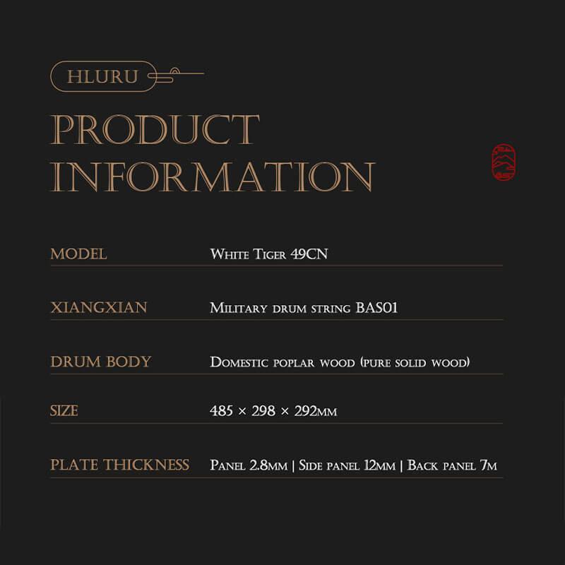 Hluru ブラック&ホワイト サンダルウッド カホン ドラム 調節可能なスネア ベース カホン ボックス ドラム