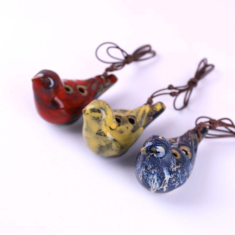 Bird Ocarina 6 Hole Ocarina Alto C Pendant Ocarina Instrument Gift For Beginner - HLURU.SHOP