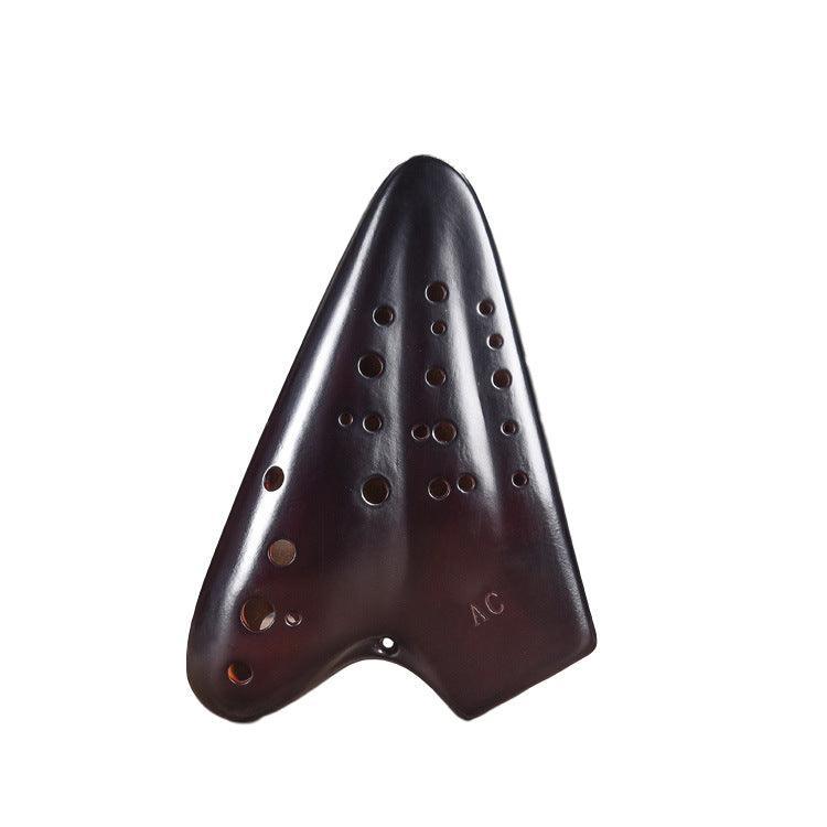 Black Forest Triple Ocarina Classic Color Alto C Ceramic Ocarina Wind Instrument - HLURU.SHOP