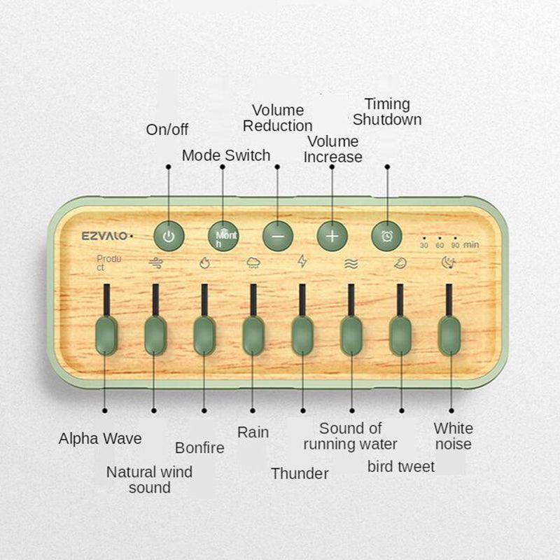 Natural Scene Speaker 8 natural sound effects Sleep Relax Relieve Stress Healing Music Portable Speaker - HLURU.SHOP