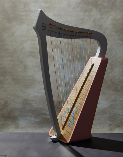 Hluru Musical Harp Paulownia wood Instrument 8/15/19 String Lyre Angel Wings