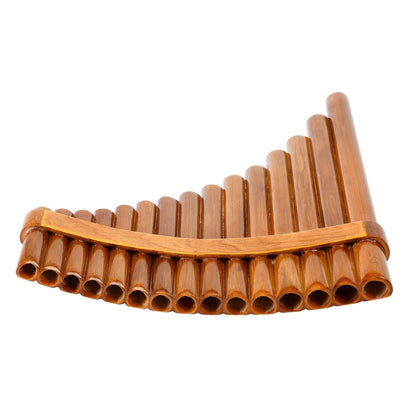 15 Pipes Pan Flute Upgraded G Key High Quality Bamboo PanPipes Chinese Traditional Woodwind Instrument - HLURU.SHOP