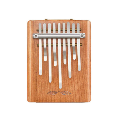 HLURU 5 & 9 Keys Flat Kalimba Thumb Piano, Cherry Wood D Minor / A Minor /  D Amara / Pentatonic /  G Major / G Minor / F Major Kalimba Instrument
