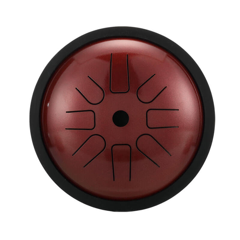 Buy One Get One Free - HLURU Tongue Drum Flagship Duo - Pearl Paint Titanium Steel 14" 15 Note Flagship + 6" 8 Note High Pitch Extension Tongue Drum [Engravable]