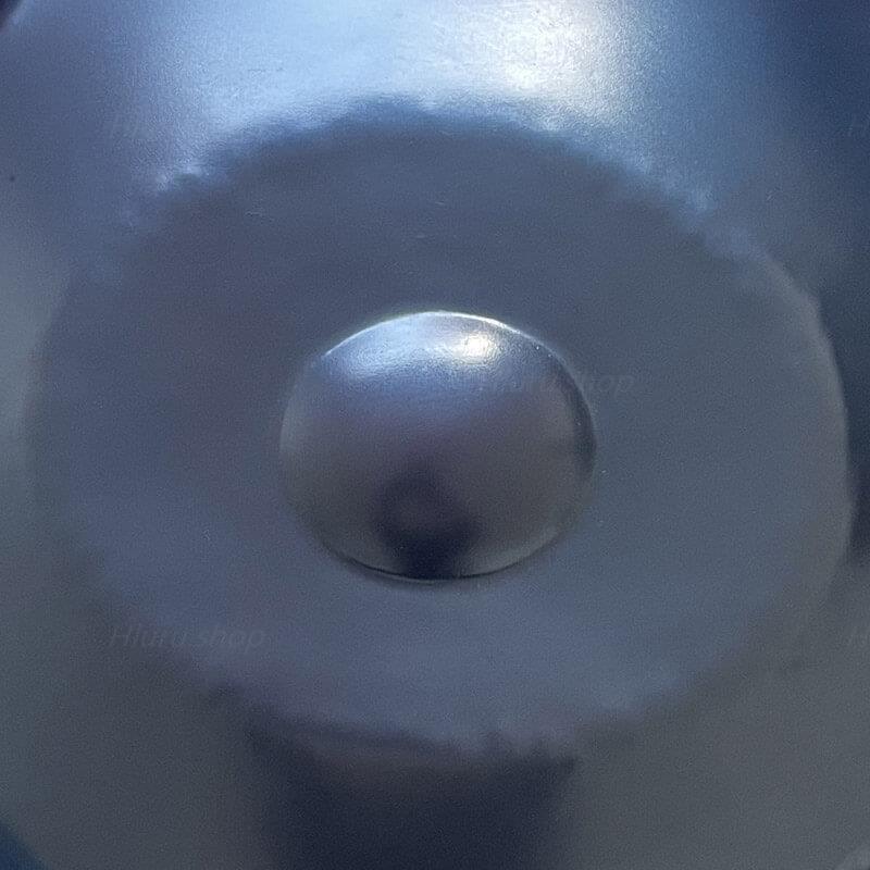 MiSoundofNature Handpan D Major 22 Pulgadas 9 Notas DC STL Hang Drum For Beginners