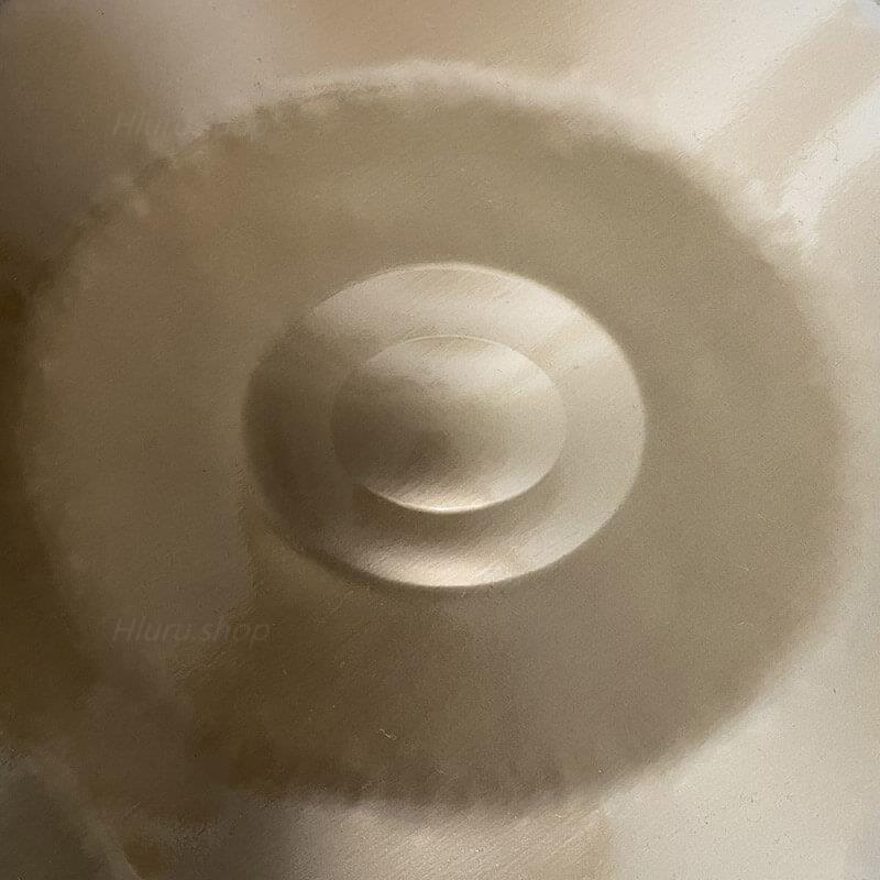 MiSoundofNature Handpan D Major 22 Pulgadas 9 Notas DC STL Hang Drum For Beginners