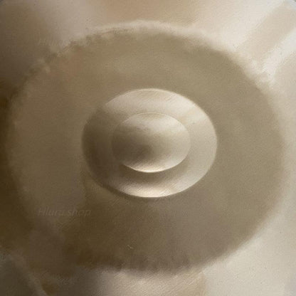 MiSoundofNature Handpan D Major 22 Pulgadas 9 Notas DC STL Hang Drum For Beginners