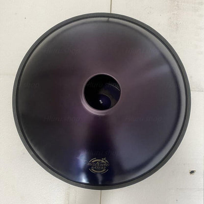 MiSoundofNature Handpan D Major 22 Pulgadas 9 Notas DC STL Hang Drum For Beginners