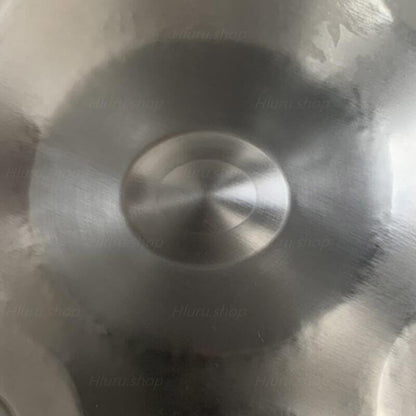 MiSoundofNature Handpan D Major 22 Pulgadas 9 Notas DC STL Hang Drum For Beginners