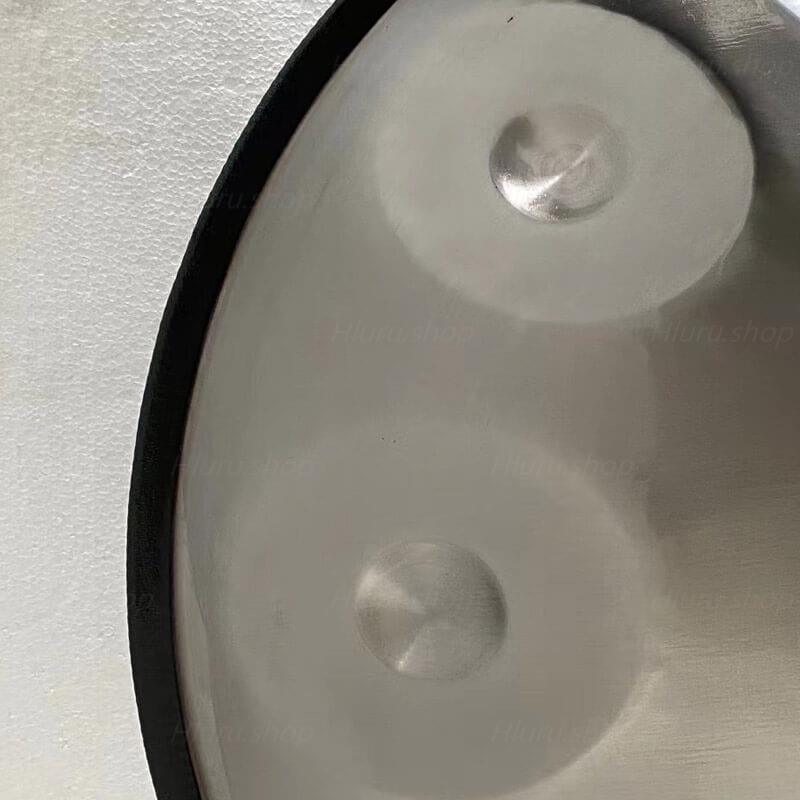 MiSoundofNature Handpan D Major 22 Pulgadas 9 Notas DC STL Hang Drum For Beginners