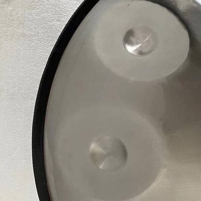MiSoundofNature Handpan D Major 22 Pulgadas 9 Notas DC STL Hang Drum For Beginners