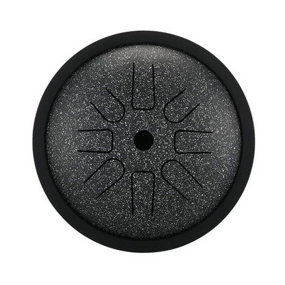 Buy One Get One Free - HLURU Tongue Drum Flagship Duo - Titanium Steel 14" 15 Note Flagship + 6" 8 Note High Pitch Extension Tongue Drum [Engravable]