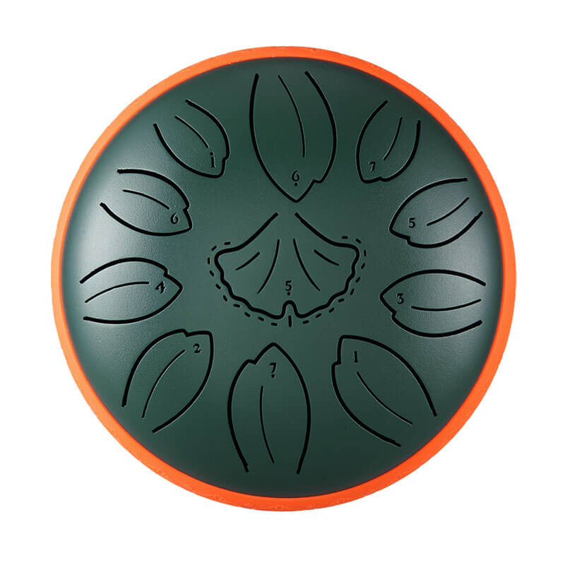 HLURU Huashu Upgrade Lotus Carbon Steel Tongue Drum 6'' 11 Tone D Dur - 6 Zoll / 11 Noten