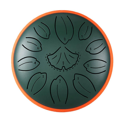 HLURU Huashu Upgrade Lotus Carbon Steel Tongue Drum 6'' 11 Tone D Dur - 6 Zoll / 11 Noten