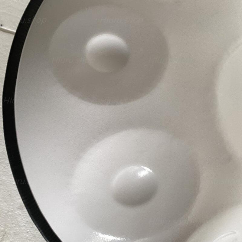 MiSoundofNature Handpan D Major 22 Pulgadas 9 Notas DC STL Hang Drum For Beginners