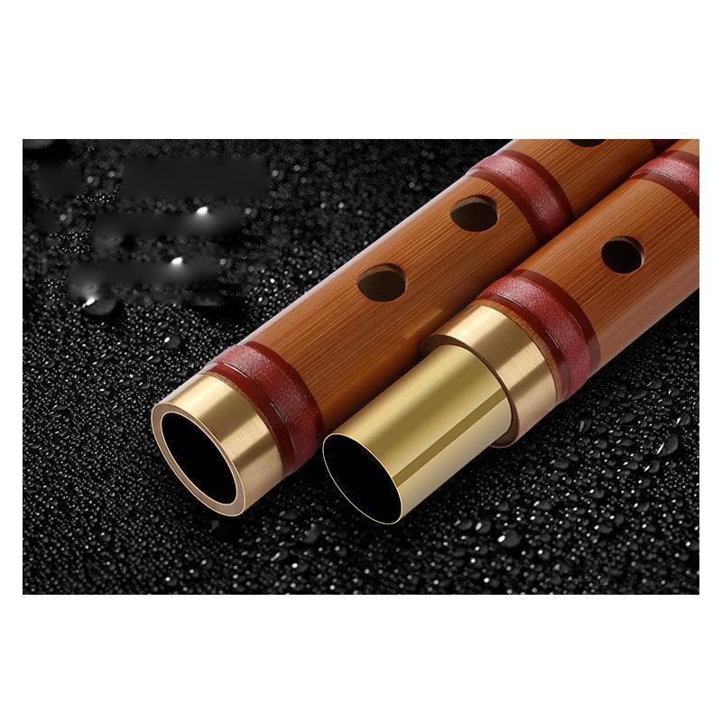 Bamboo Flute Dizi Bitter for Beginners Separable Traditional Chinese Instrument - HLURU.SHOP