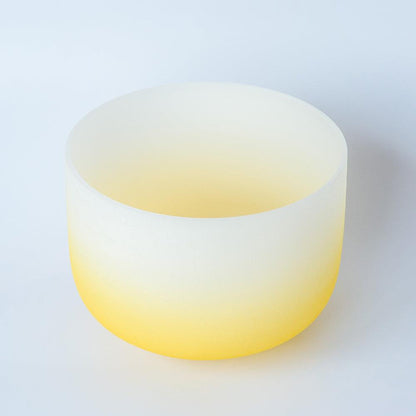 Crystal Singing Bowl Gradient Color Sound bowls quartz chakra bowls for meditation cleansing - HLURU.SHOP