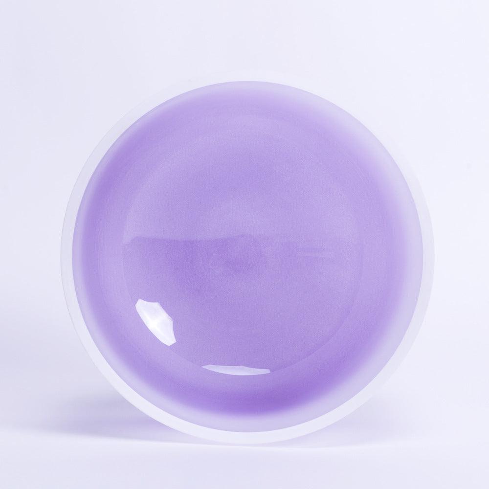 Crystal Singing Bowl Gradient Color Sound bowls quartz chakra bowls for meditation cleansing - HLURU.SHOP