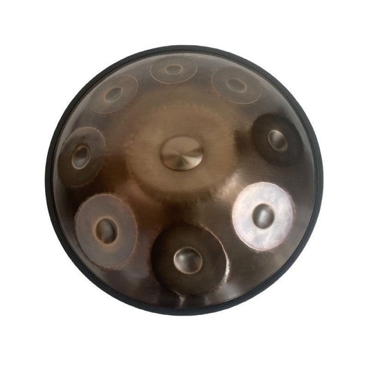 Customized MiSoundofNature X-Star C Major 22'' 9/10/12 Notes High-end 1.2mm Stainless Steel Handpan Drum, Available in 432 Hz and 440 Hz - Severe Quenching Heat Treatment - HLURU.SHOP