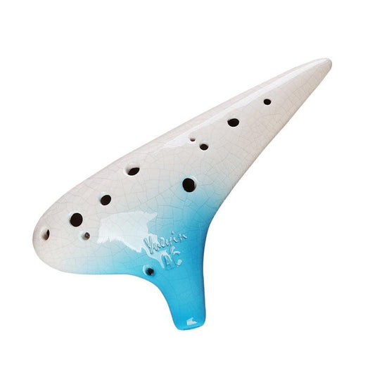 Gradient 5 Colors 12 Hole Ocarina Tenor Alto C Ceramic Ocarina Instrument - HLURU.SHOP