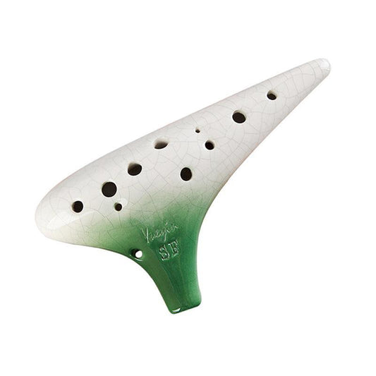 Gradient Color SF 12 Hole Ocarina Soprano Treble Wind Instrument - HLURU.SHOP