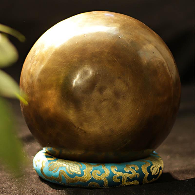 Handmade Tibetan Singing Bowl Without Engraving Nepal Full Moon Singing Bowl - HLURU.SHOP