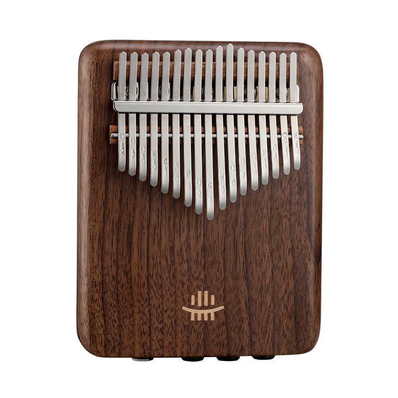 HLURU EQ 17/21 Key Flat Board Kalimba Thumb Piano, American Black Walnut / African Walnut Single Board C Tone Kalimba Instrument - HLURU.SHOP