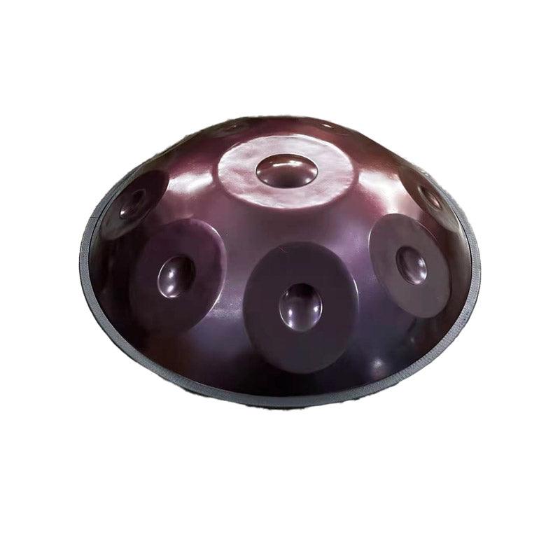MiSoundofNature Handmade Customized HandPan Drum D Minor Sabye Scale 22 Inches 9/10/12 Notes High-end Nitride Steel Percussion Instrument, Available in 432 Hz and 440 Hz - HLURU.SHOP