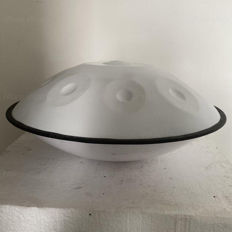 MiSoundofNature Handmade Customized HandPan Drum E La Sirena Scale 22 Inch 9/10/12 Notes High-end Stainless Steel, Available in 432 Hz and 440 Hz - HLURU.SHOP