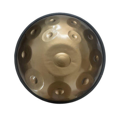 MiSoundofNature Handmade Customized HandPan Drum E La Sirena Scale 22 Inch 9/10/12 Notes High-end Stainless Steel, Available in 432 Hz and 440 Hz - HLURU.SHOP