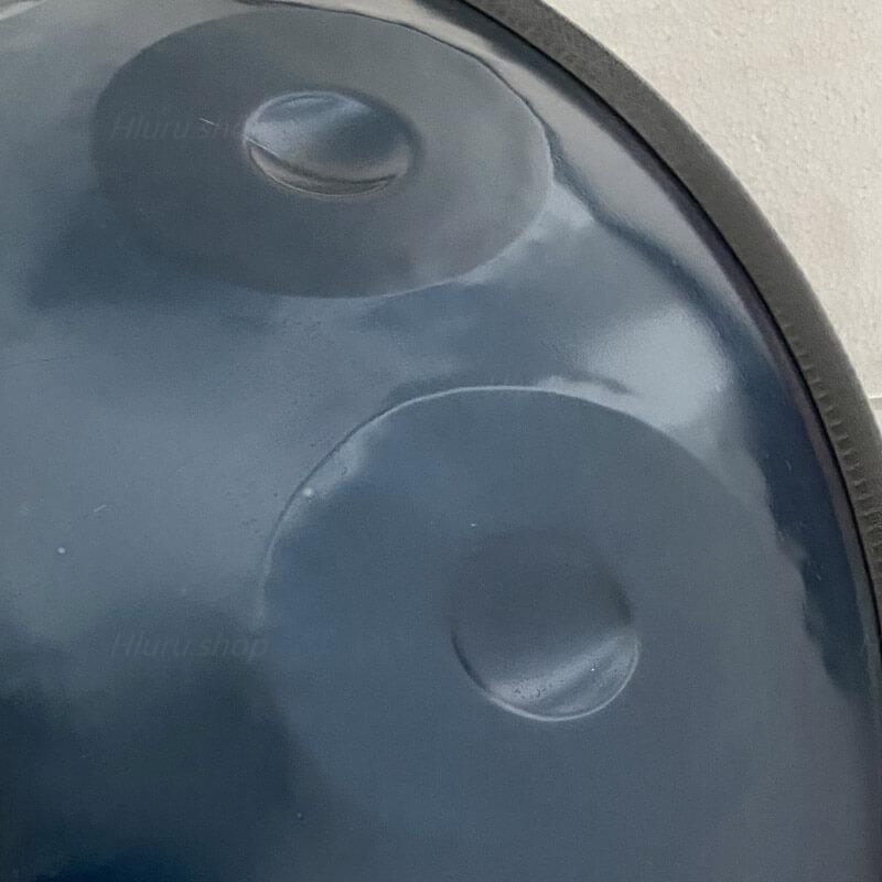 MiSoundofNature Handpan Drum D Minor Hijaz Scale 22 Inches 9/10/12 Notes High-end Nitride Steel Percussion Instrument, Available in 432 Hz and 440 Hz - HLURU.SHOP