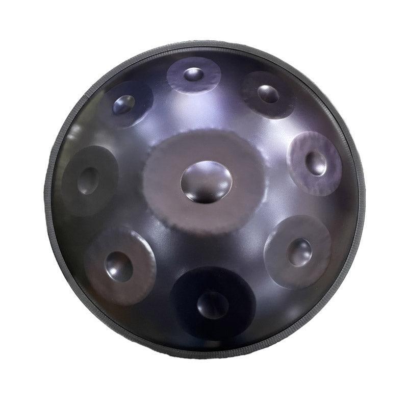 MiSoundofNature Handpan Drum Harmonic Scale C Minor 22 Inches 9 Notes High-end Nitride Steel Percussion Instrument, Available in 432 Hz and 440 Hz - HLURU.SHOP
