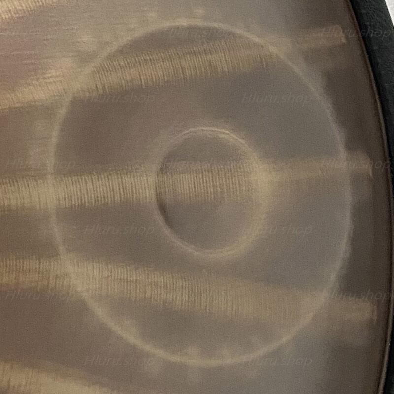 MiSoundofNature Sun God D Minor Amara/Celtic Scale 22'' 9 Notes High-end 1.2mm Stainless Steel Handpan Drum, Available in 432 Hz and 440 Hz - HLURU.SHOP