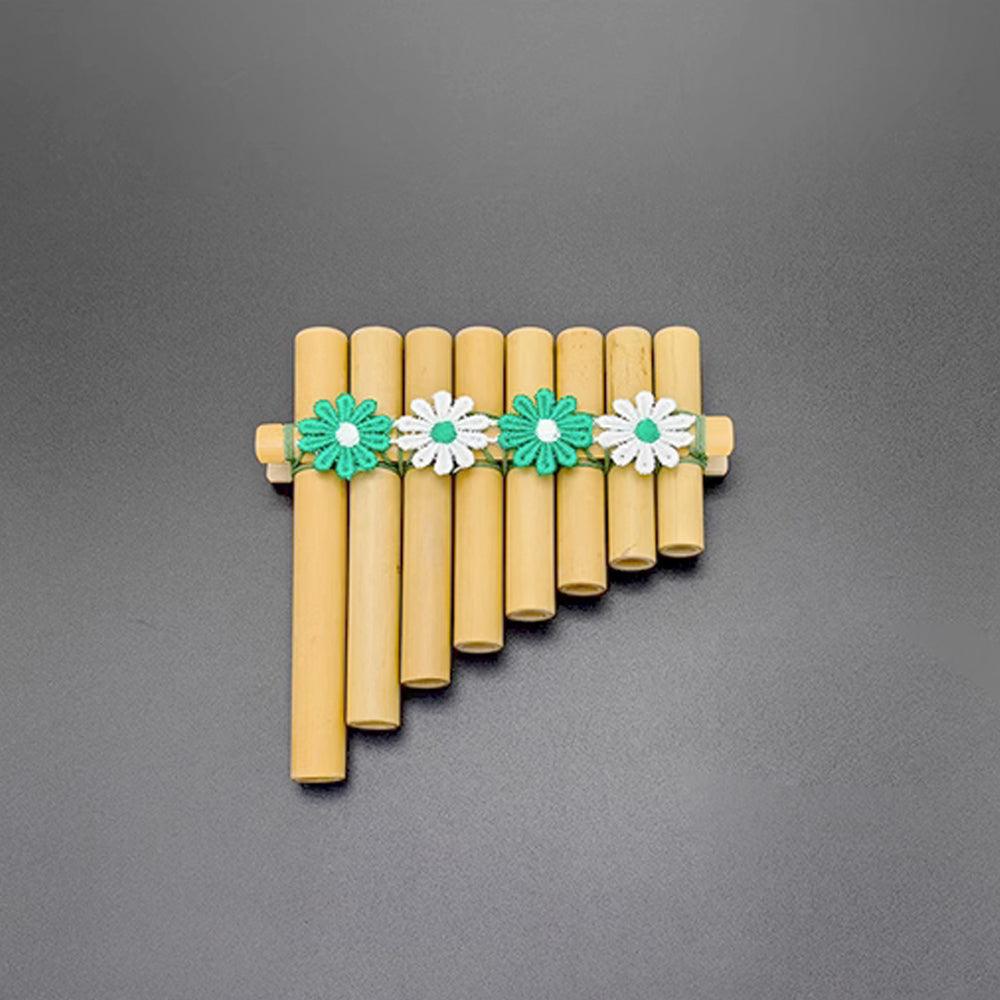 Pan Flute Pan Pipe 8 Pipes Beginner DIY Bamboo flute instrument - HLURU.SHOP