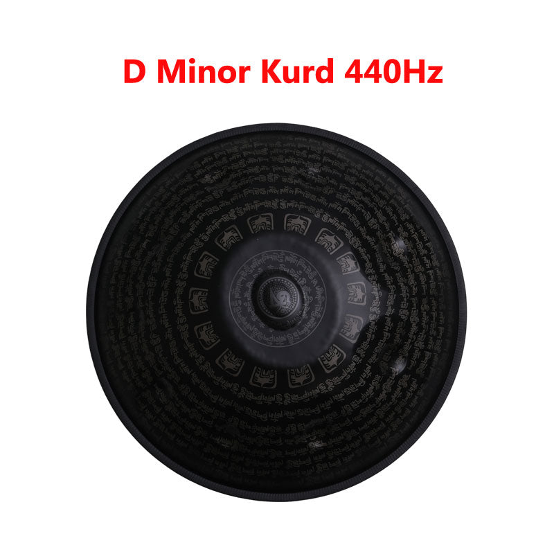 Kurd Celtic D Minor 22 Inch 91012 Notes Stainless Steel  Nitride Steel Handpan Drum, Available in 432 Hz & 440 Hz