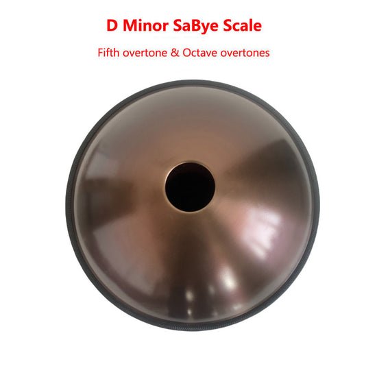 Customized MiSoundofNature X-Star D Minor Sabye Scale 22'' 9/10/12 Notes High-end 1.2mm Stainless Steel Handpan Drum, Available in 432 Hz and 440 Hz