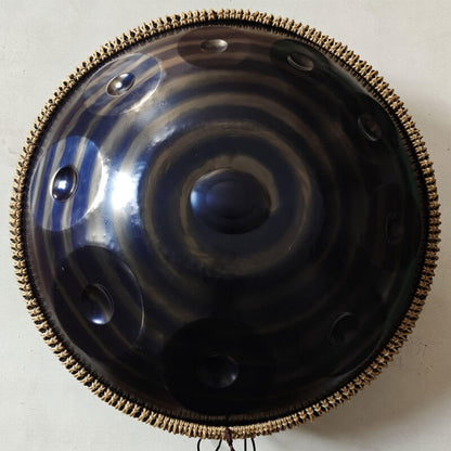 MiSoundofNature 手作りハンドパンマンダラ STL クルドケルト D マイナー 22 インチ handpan drum 初心者用