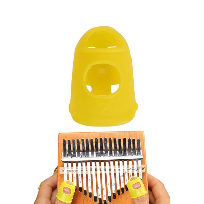(10 Pcs) MiSoundofNature Silicone Protective Finger Cover For Stringed Instruments - Kalimba Thumb Piano, Lyre Harp And Guitar - HLURU.SHOP