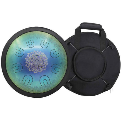 14/16/18 In 9/10/11 X 2 Notes Flower Titanium Alloy Steel UU Tongue Drums in 432 440 Hz - Celtic Scale, Aeolian Scale, Arab Mode, Chinese Mode, Japanese Mode - HLURU.SHOP