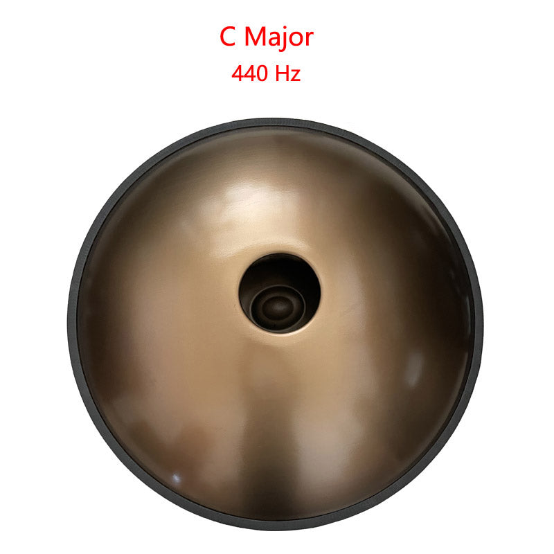 Handpan Drum 22 Inch 12 Notes Kurd / Celtic Scale, D Minor / C Major High-end Stainless Steel Percussion Instrument, Available in 432 Hz and 440 Hz