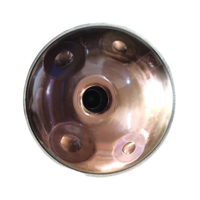 Customized F2 Low Pygmy / F#2 Pygmy Master Version High-end Stainless Steel Handpan Drum, Available in 432 Hz and 440 Hz, 22 Inch 9/12/13/14/16/17 Notes Professional Performances Percussion Instrument - HLURU