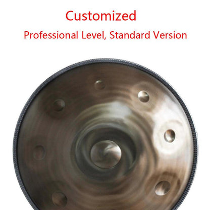 Mountain Rain Customized E3 Master Version / Standard Version High-end Stainless Steel Handpan Drum, Available in 432 Hz and 440 Hz, 22 Inch 9/10/11/13 Notes Professional Performances Percussion Instrument - HLURU.SHOP