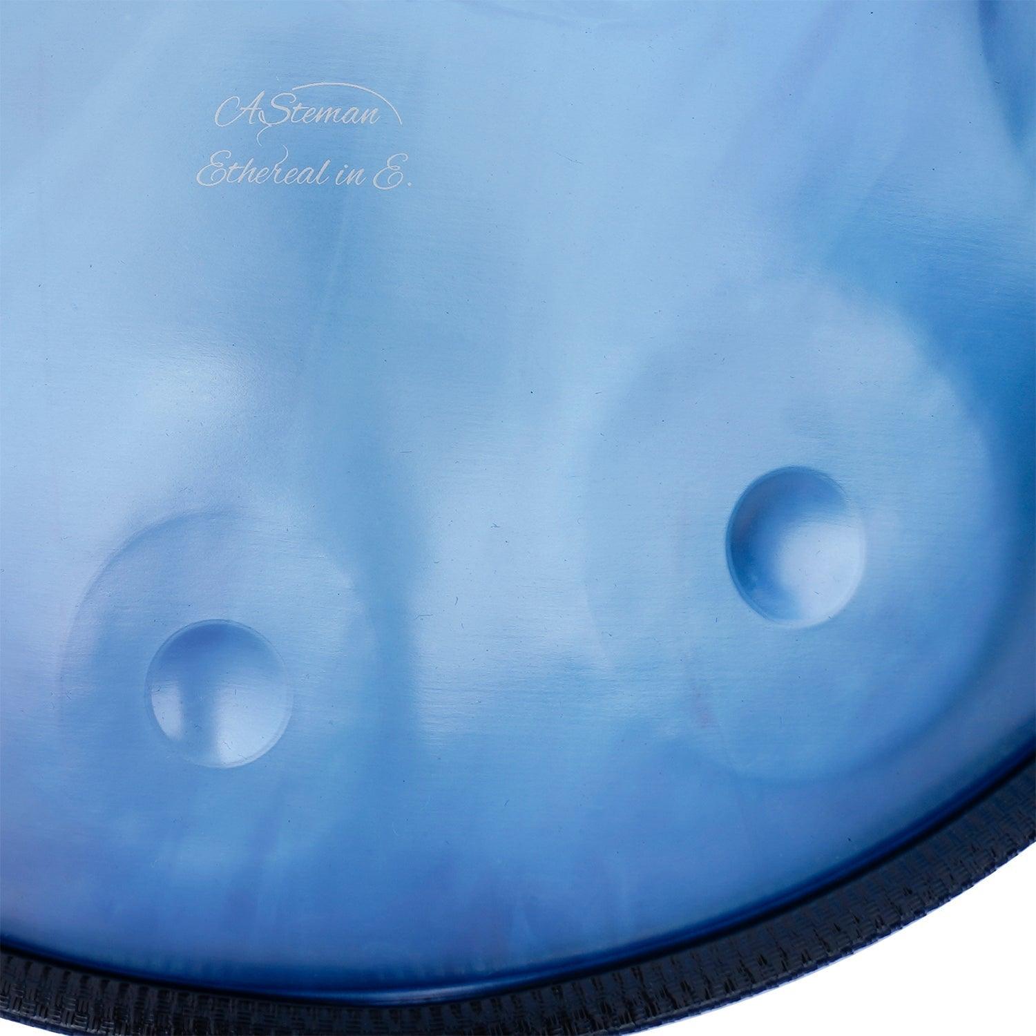 AS TEMAN Handpan Ice Age Multiple Notes & Scale Ice Blue Hangdrum with gift set - HLURU.SHOP